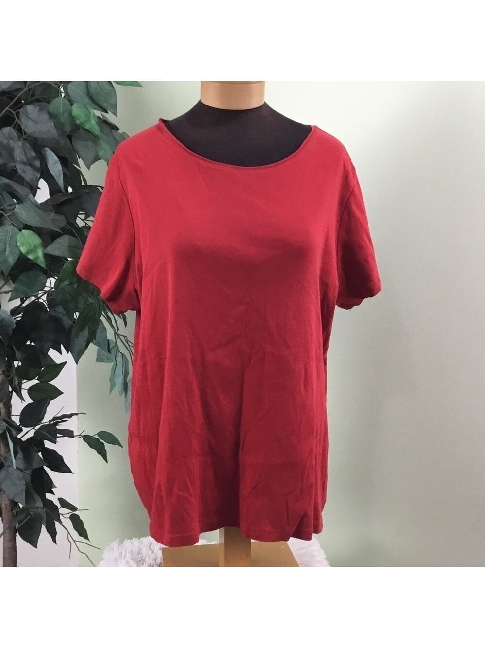 ST Johns Bay 2X red essential short sleeve tee